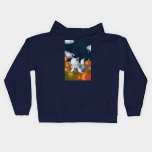 Ghost in the Pumpkins Kids Hoodie